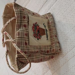 LONGABERGER SMALL CLOTH BAG